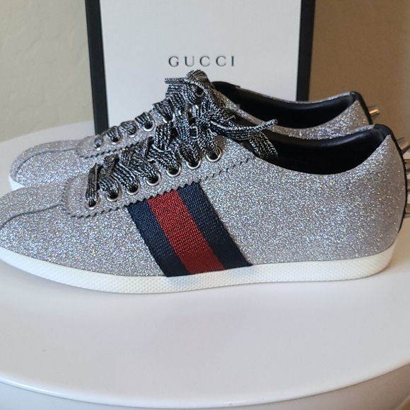 Gucci metallic / sparkle sneakers - Picture 3 of 6